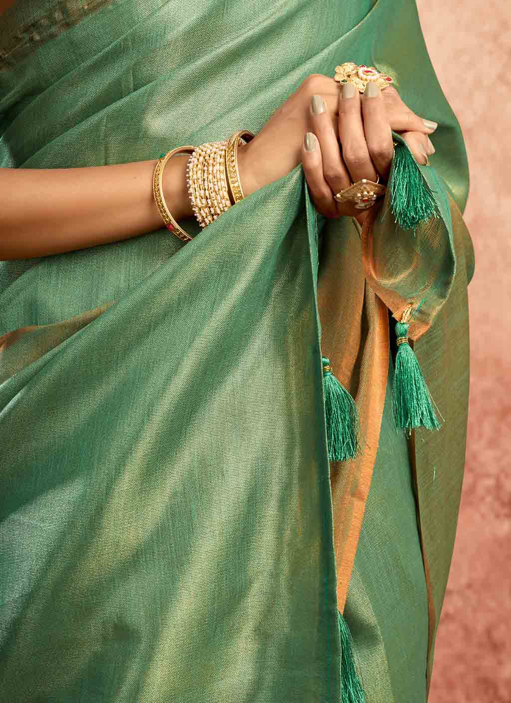Mul Tissue Silk Saree