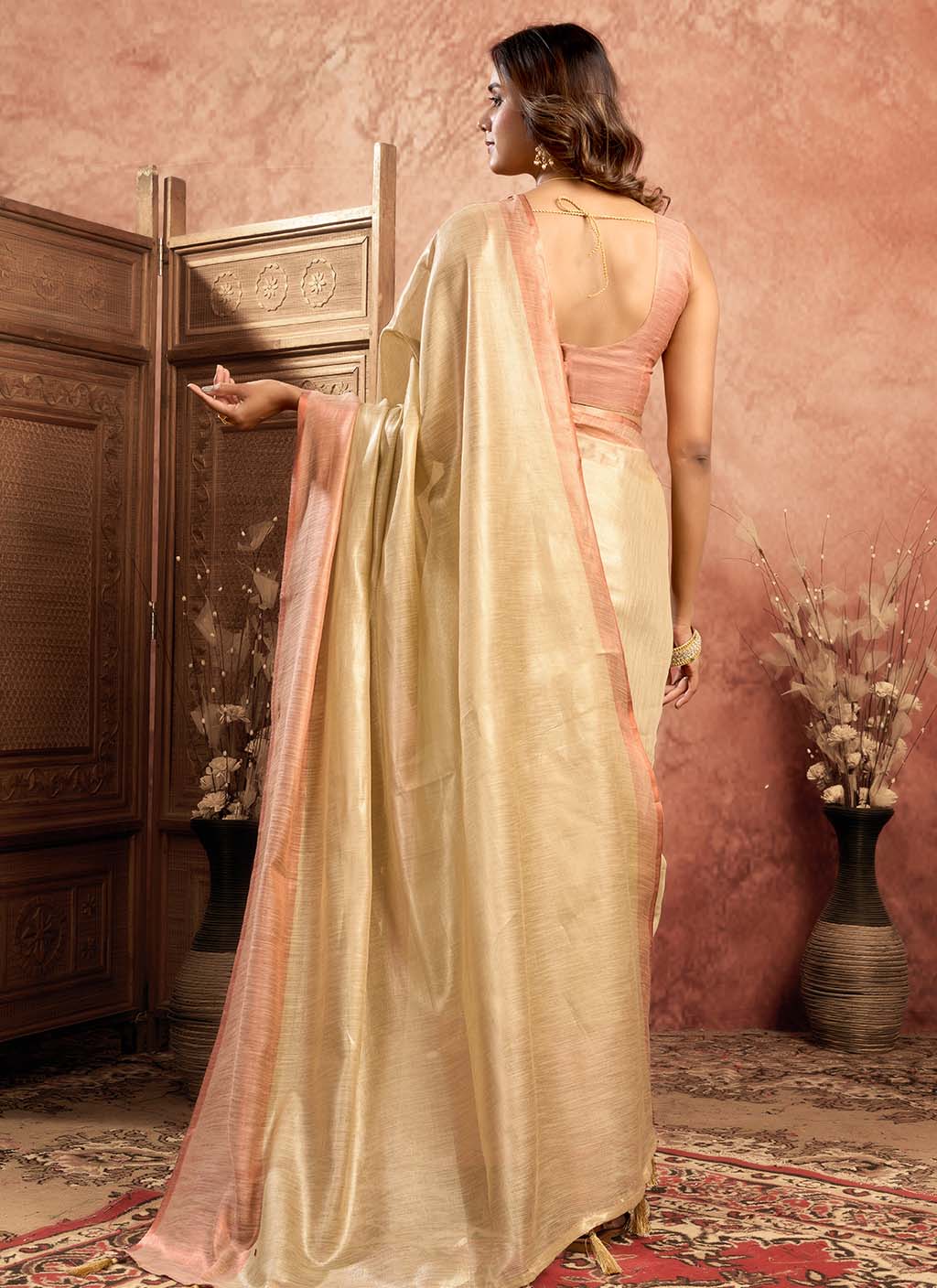 Mul Tissue Silk Saree