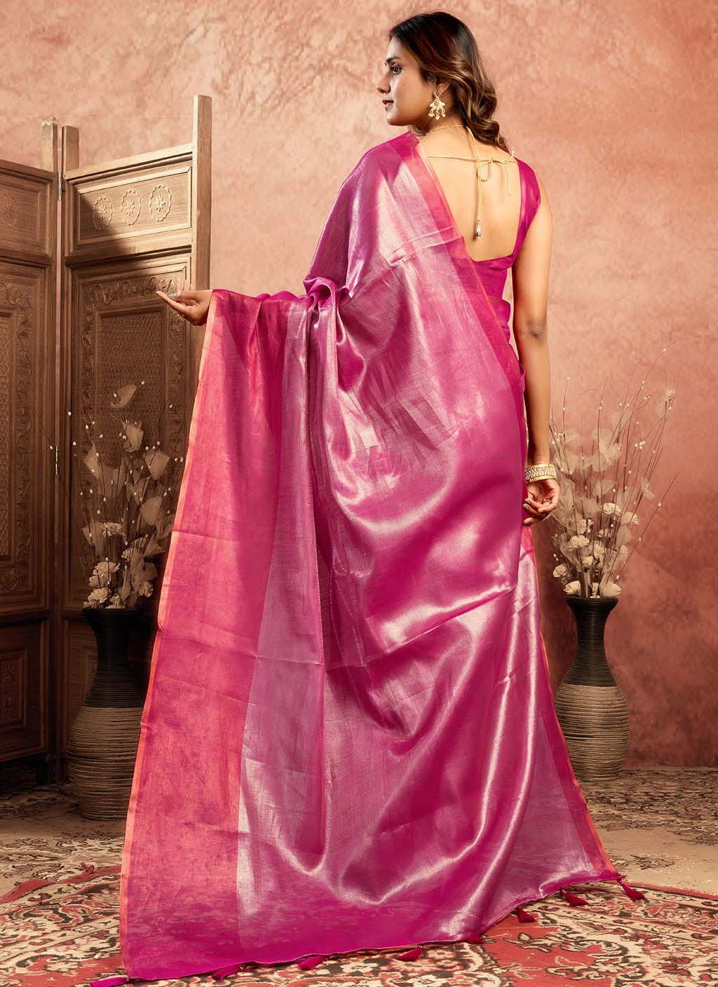 Mul Tissue Silk Saree
