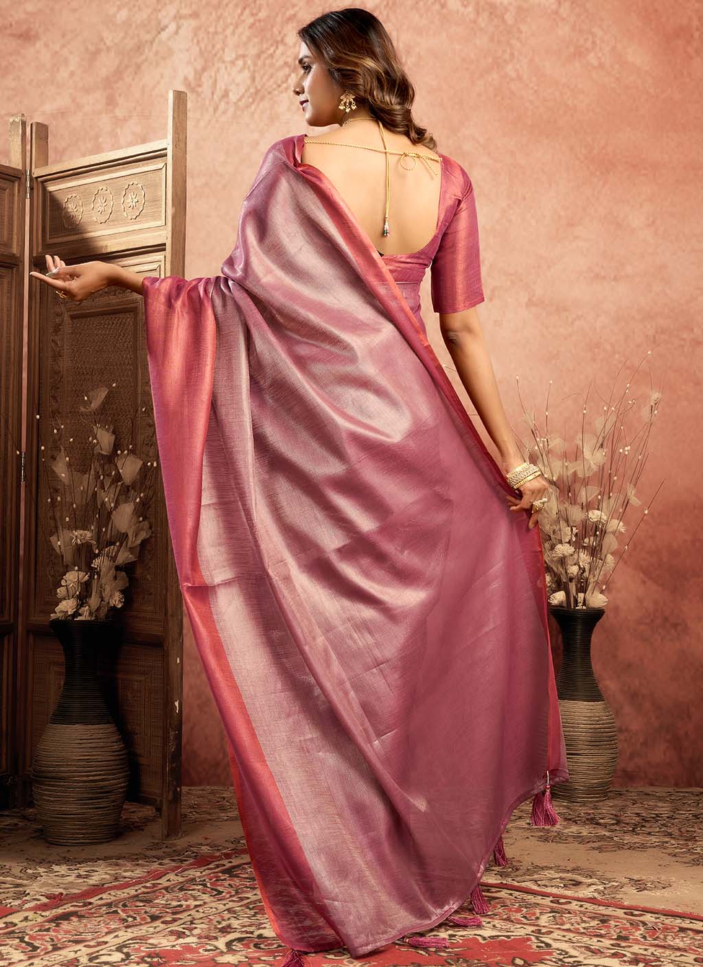 Mul Tissue Silk Saree