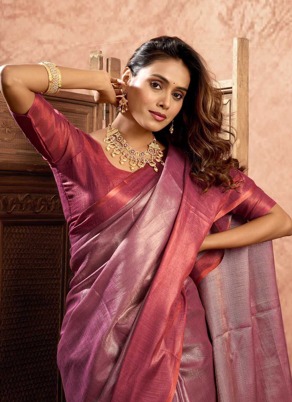 Mul Tissue Silk Saree