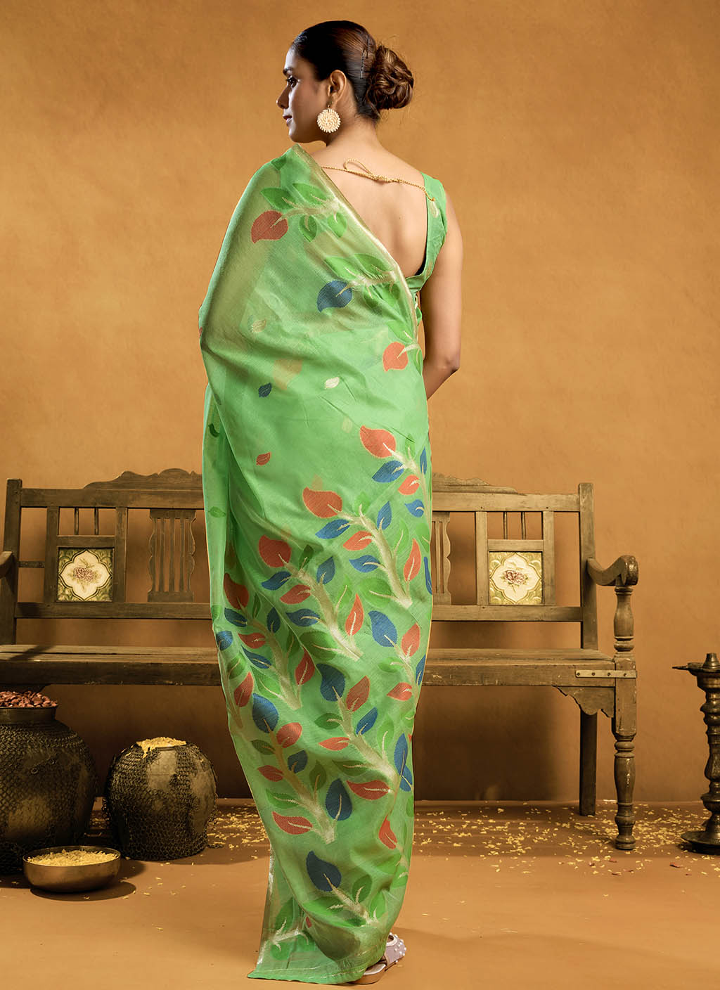Pure Cotton Jamdani Saree