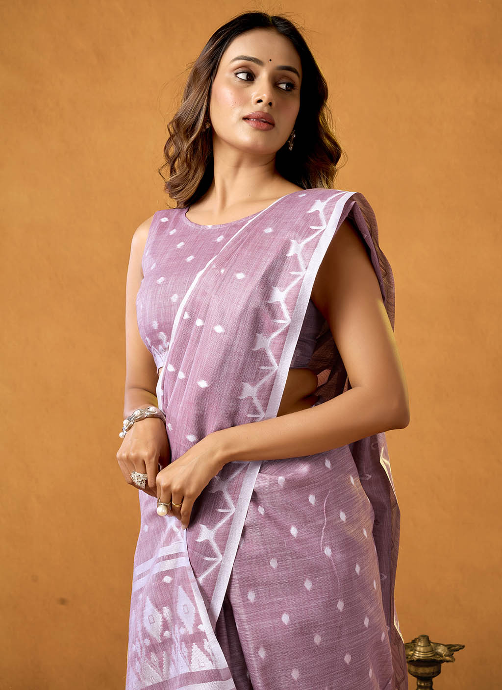 Pure Linen Saree