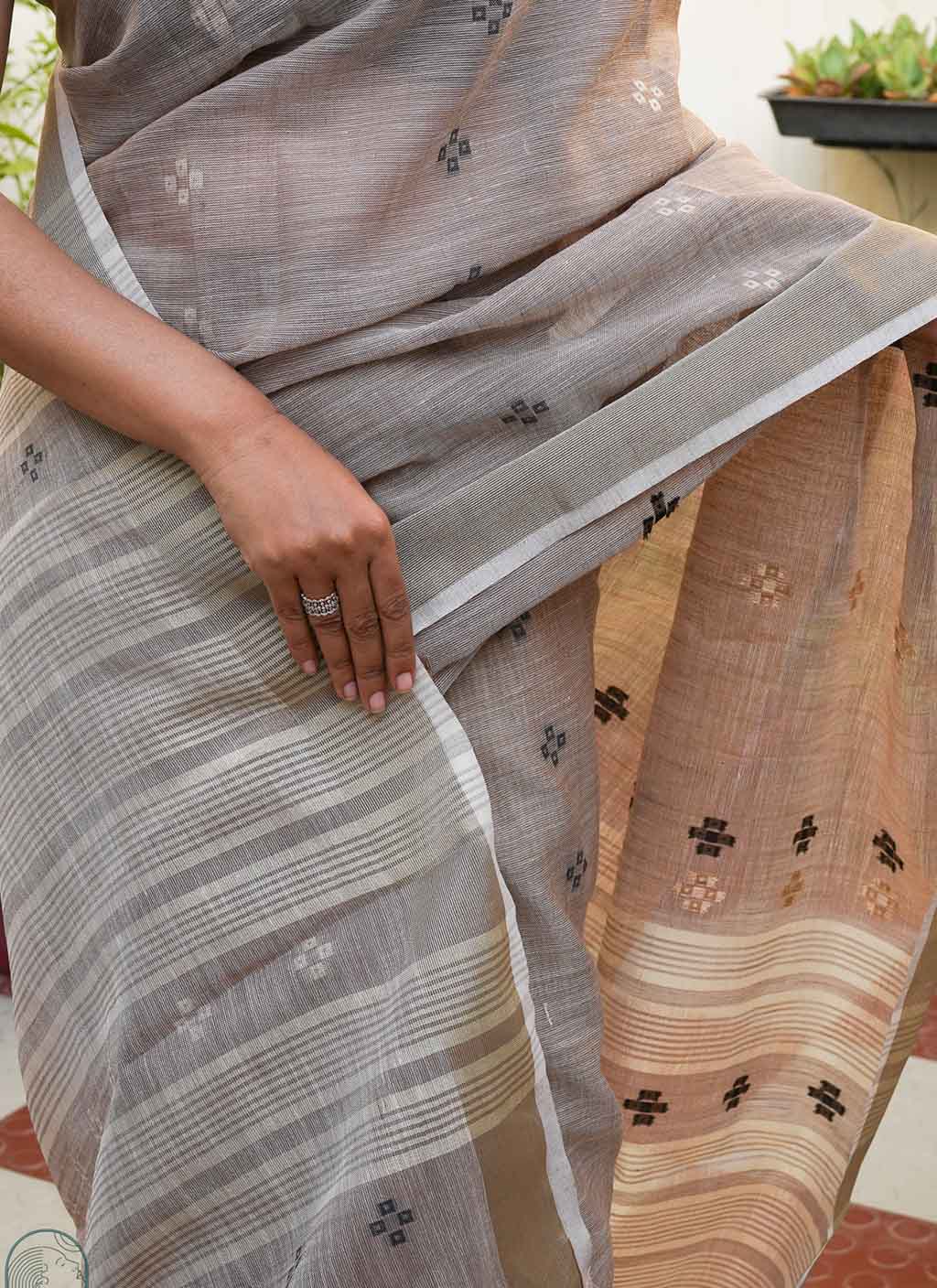 Linen Cotton Saree