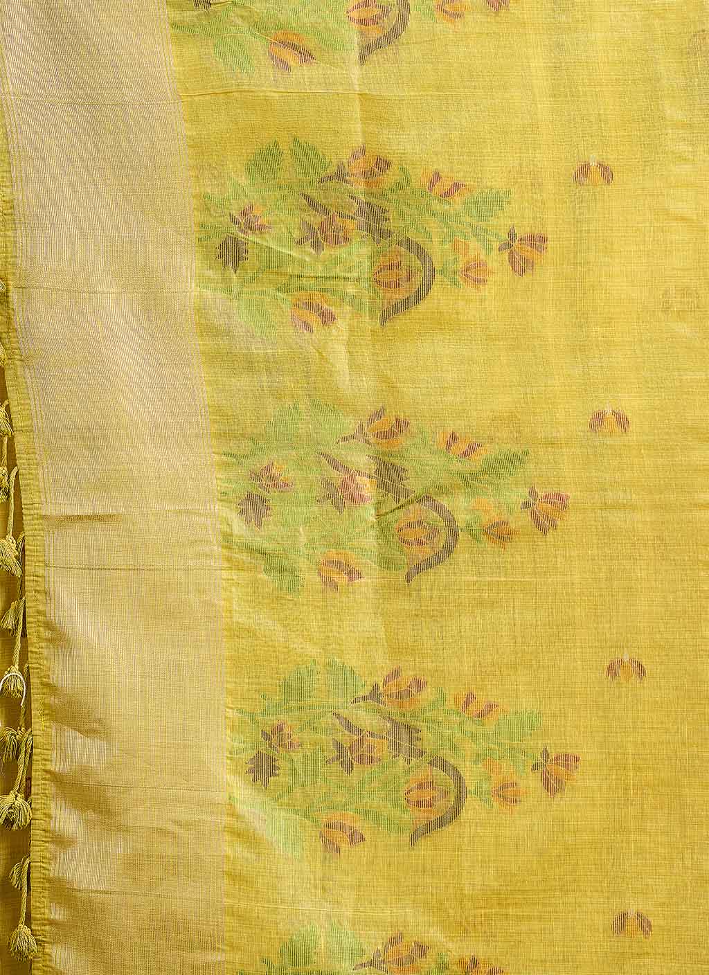 Muga Cotton Saree