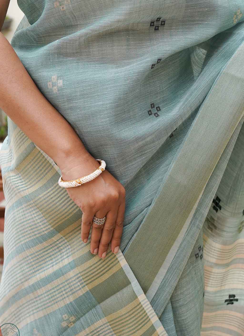 Linen Cotton Saree