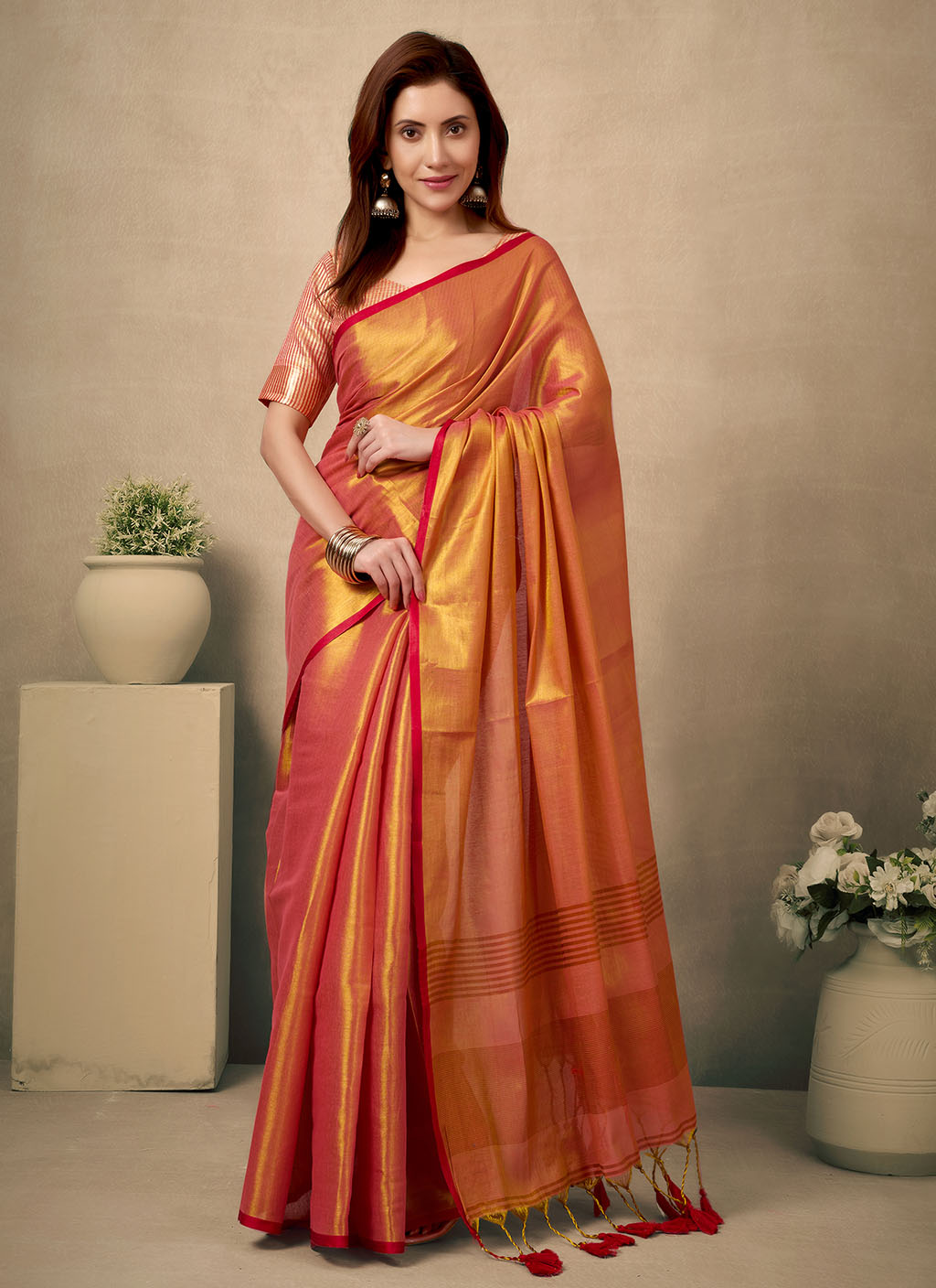 Raga Tissue Silk Saree