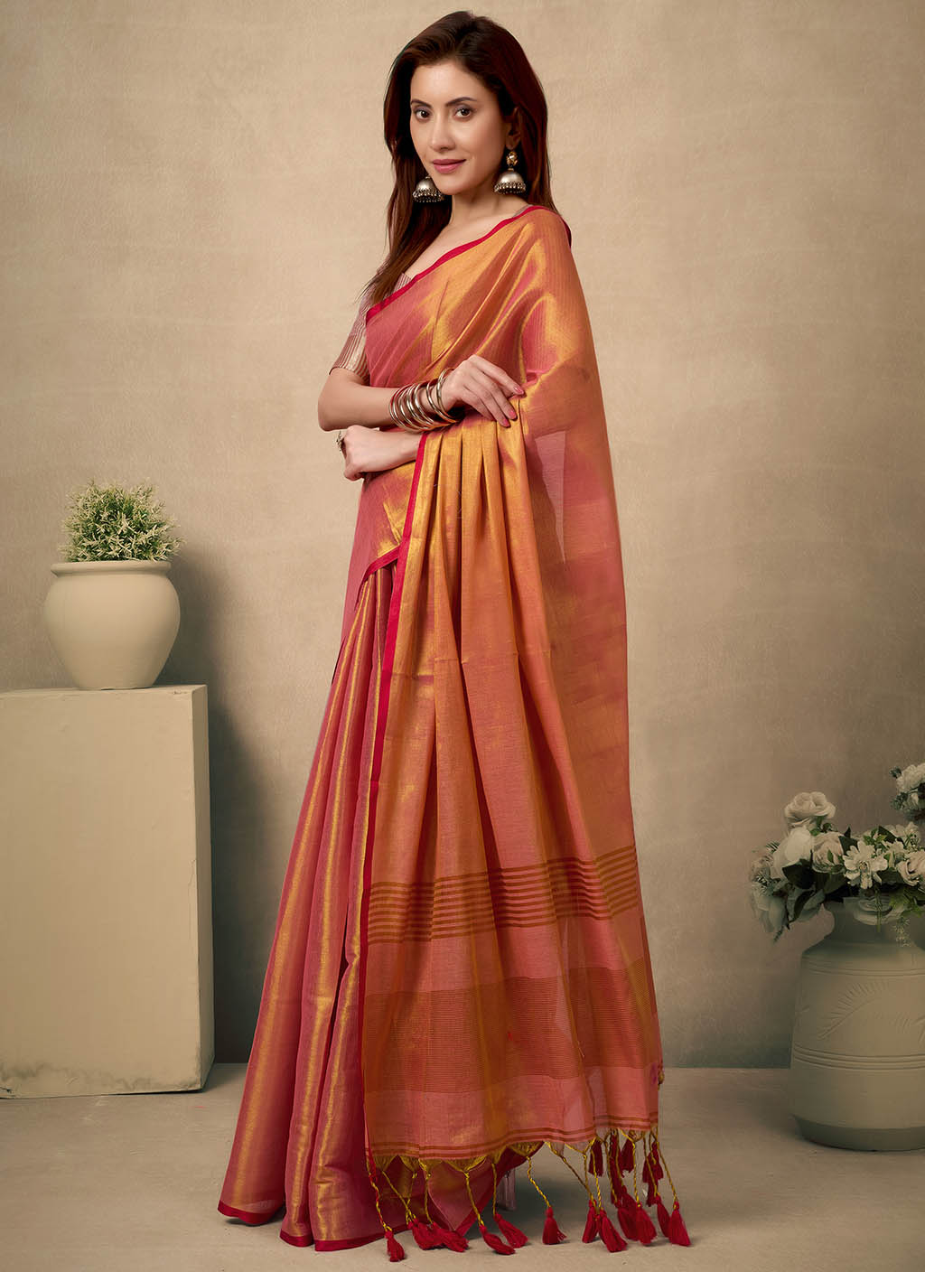 Raga Tissue Silk Saree
