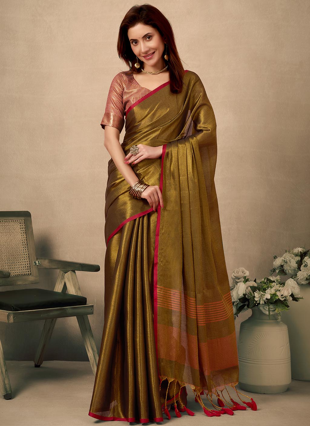 Raga Tissue Silk Saree