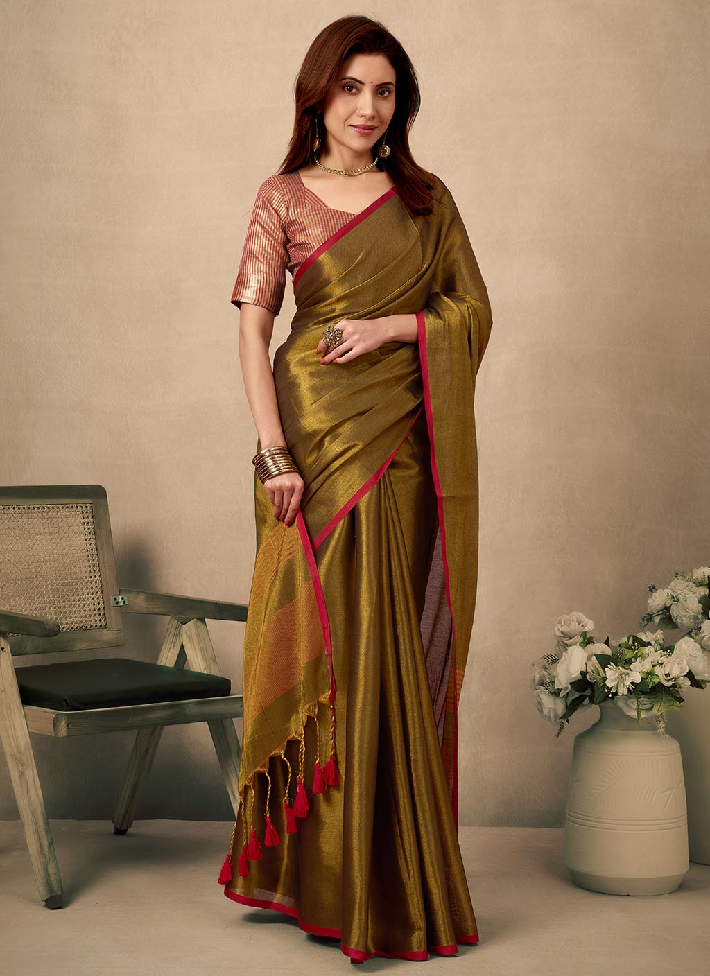 Raga Tissue Silk Saree