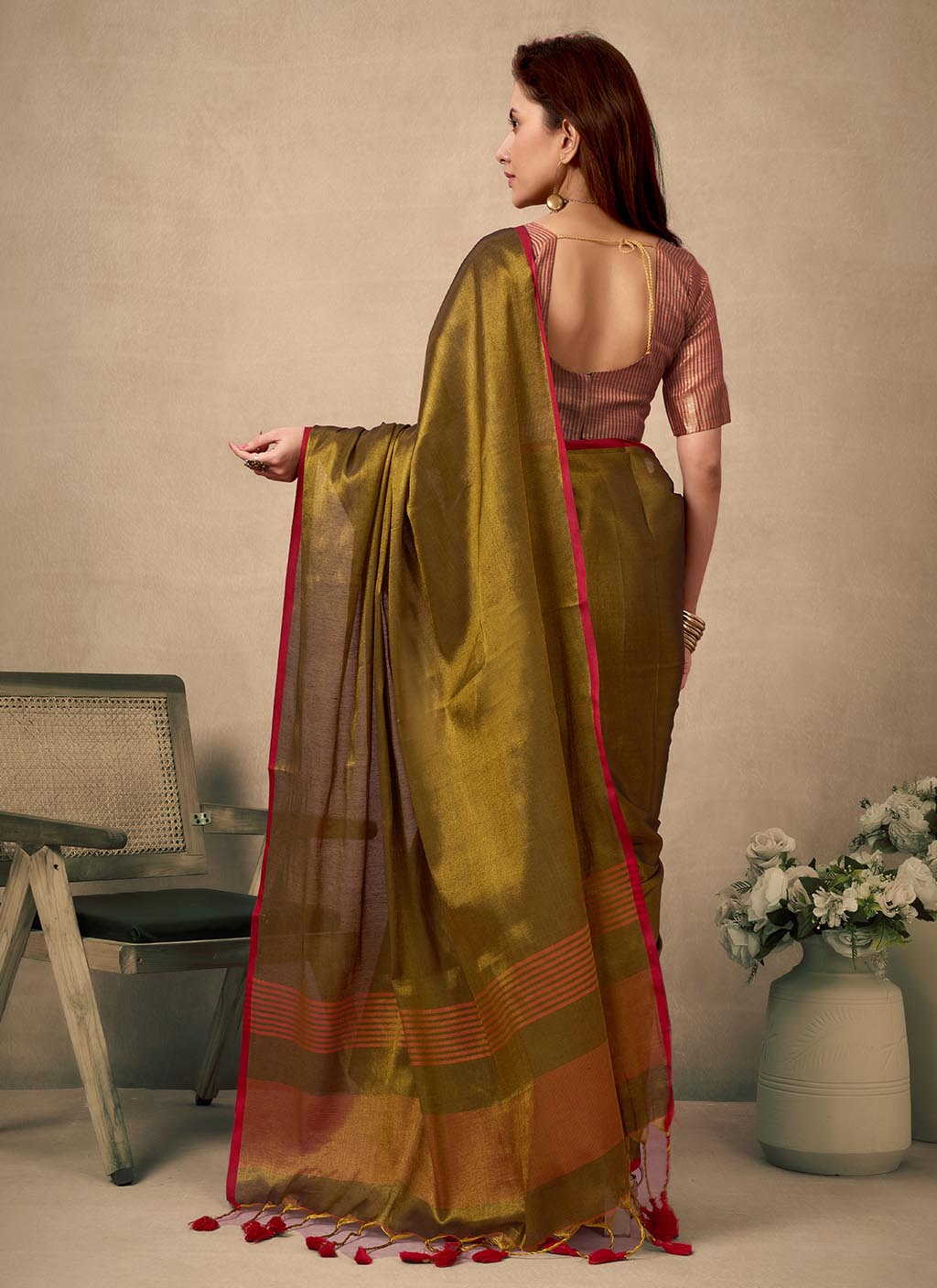Raga Tissue Silk Saree