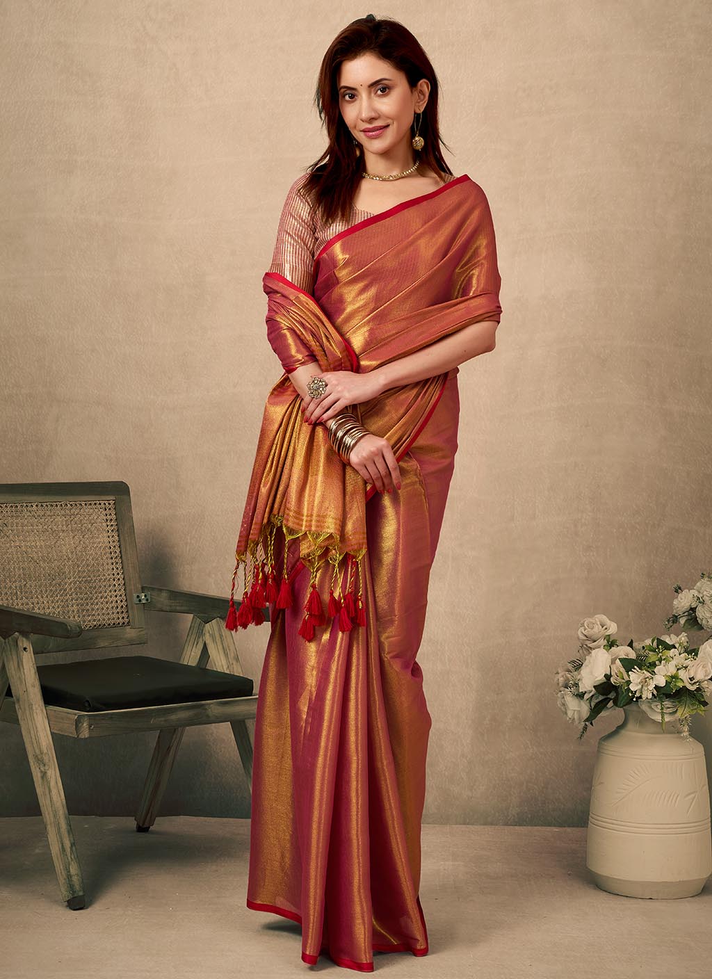 Raga Tissue Silk Saree