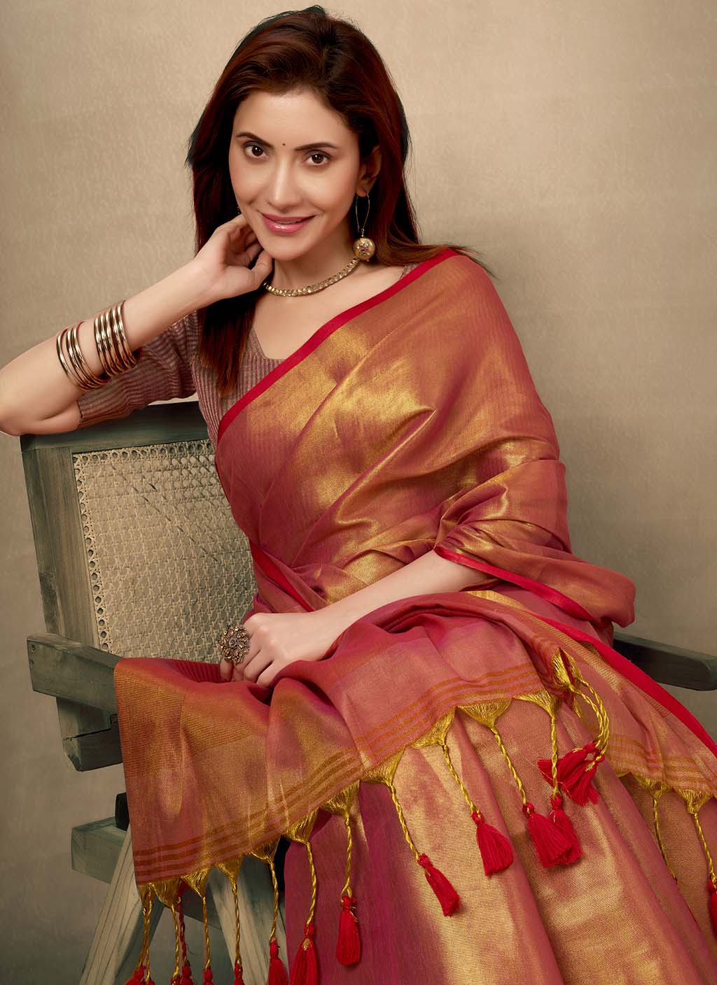 Raga Tissue Silk Saree