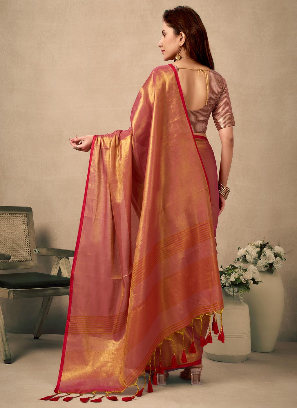 Raga Tissue Silk Saree