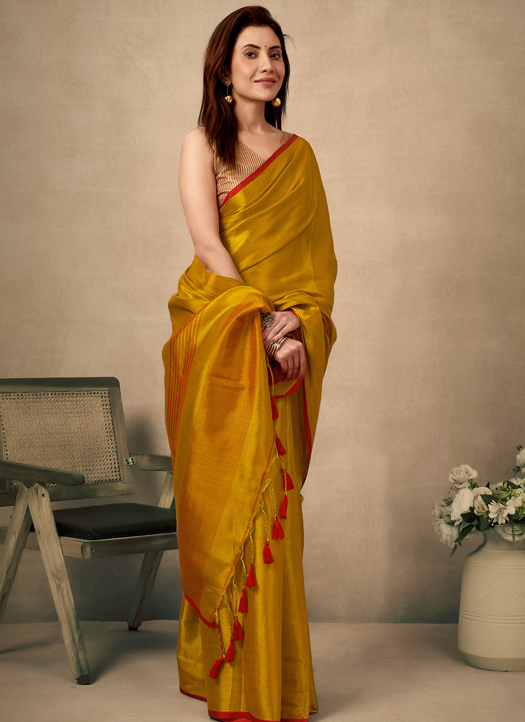 Raga Tissue Silk Saree