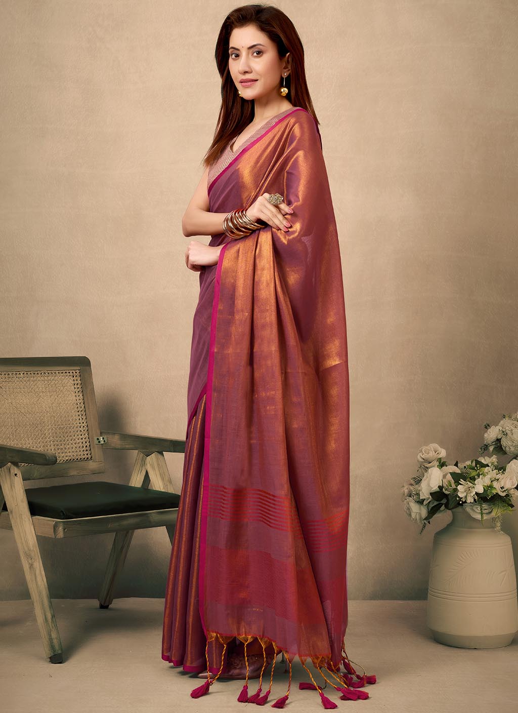 Raga Tissue Silk Saree