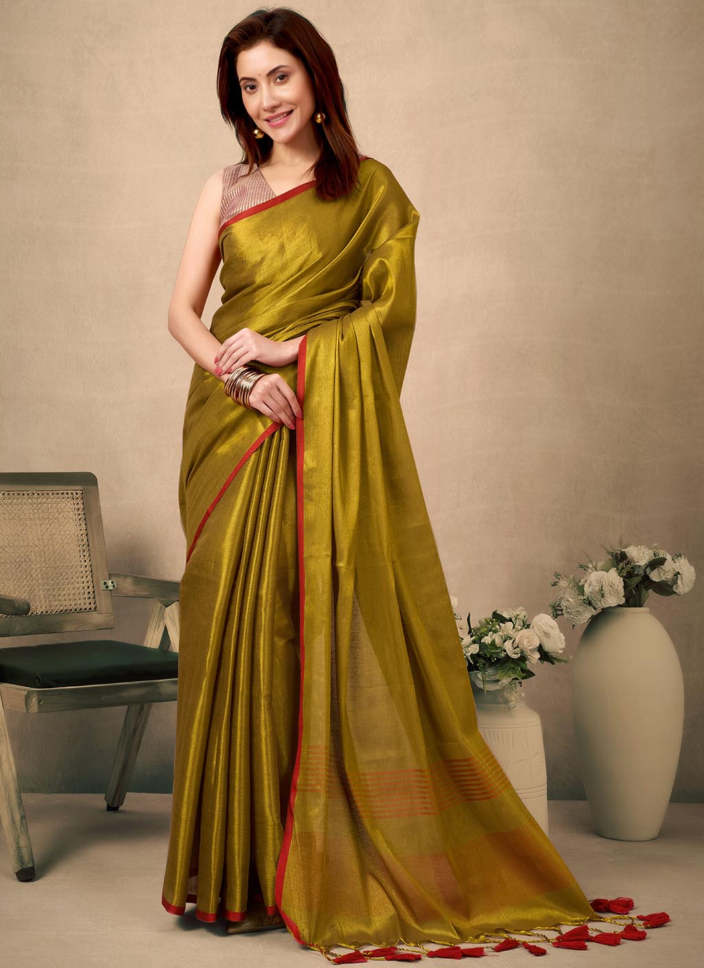 Raga Tissue Silk Saree