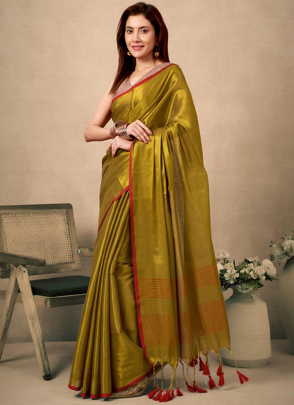 Raga Tissue Silk Saree