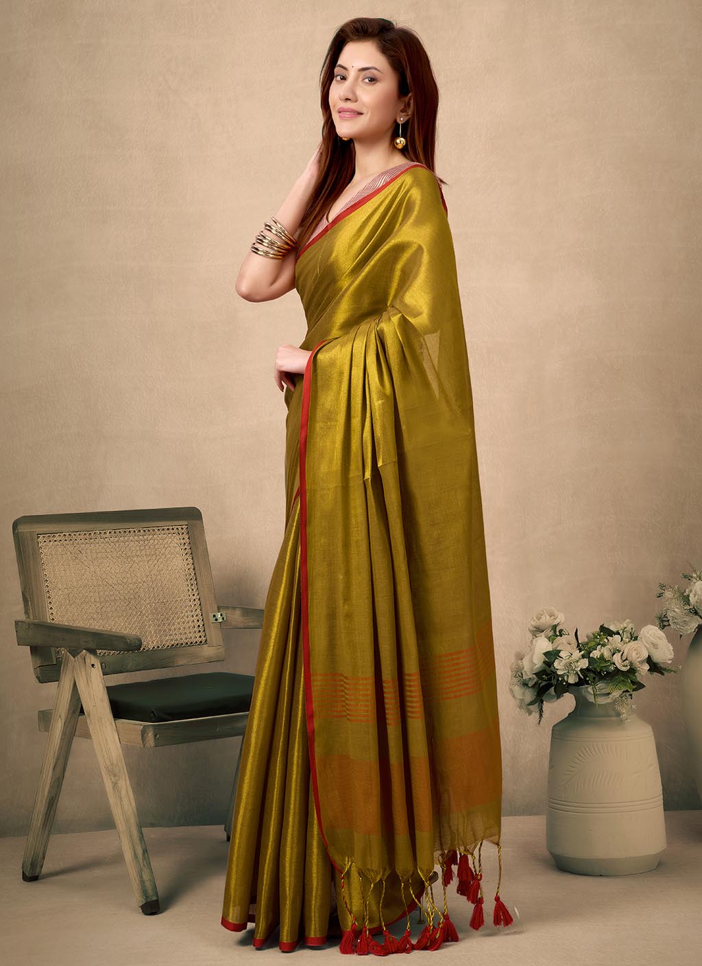 Raga Tissue Silk Saree