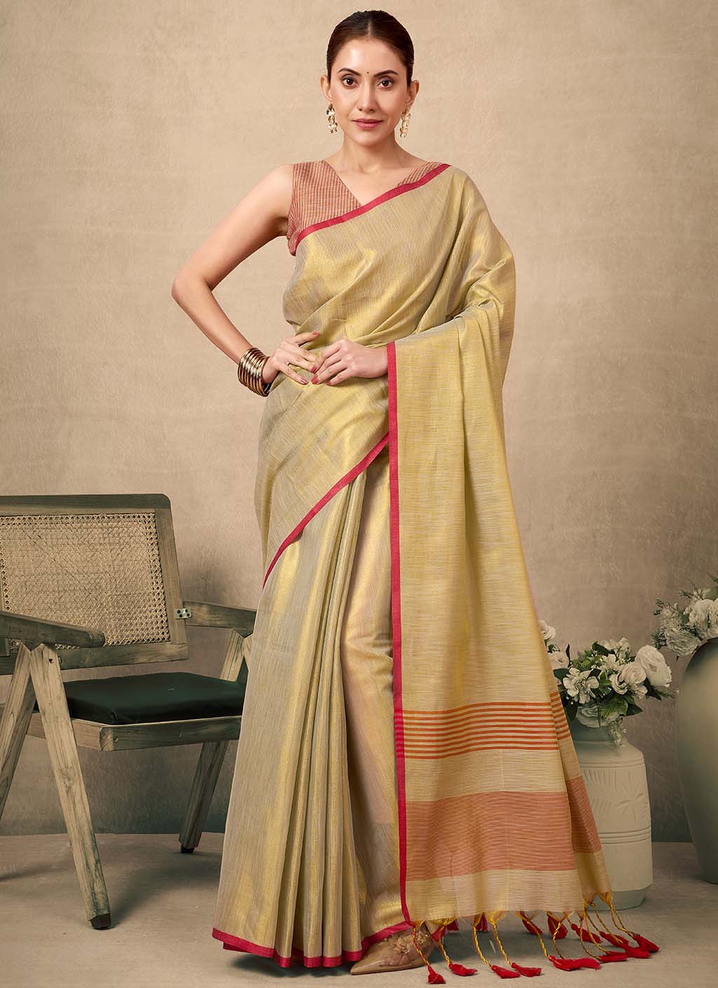 Raga Tissue Silk Saree