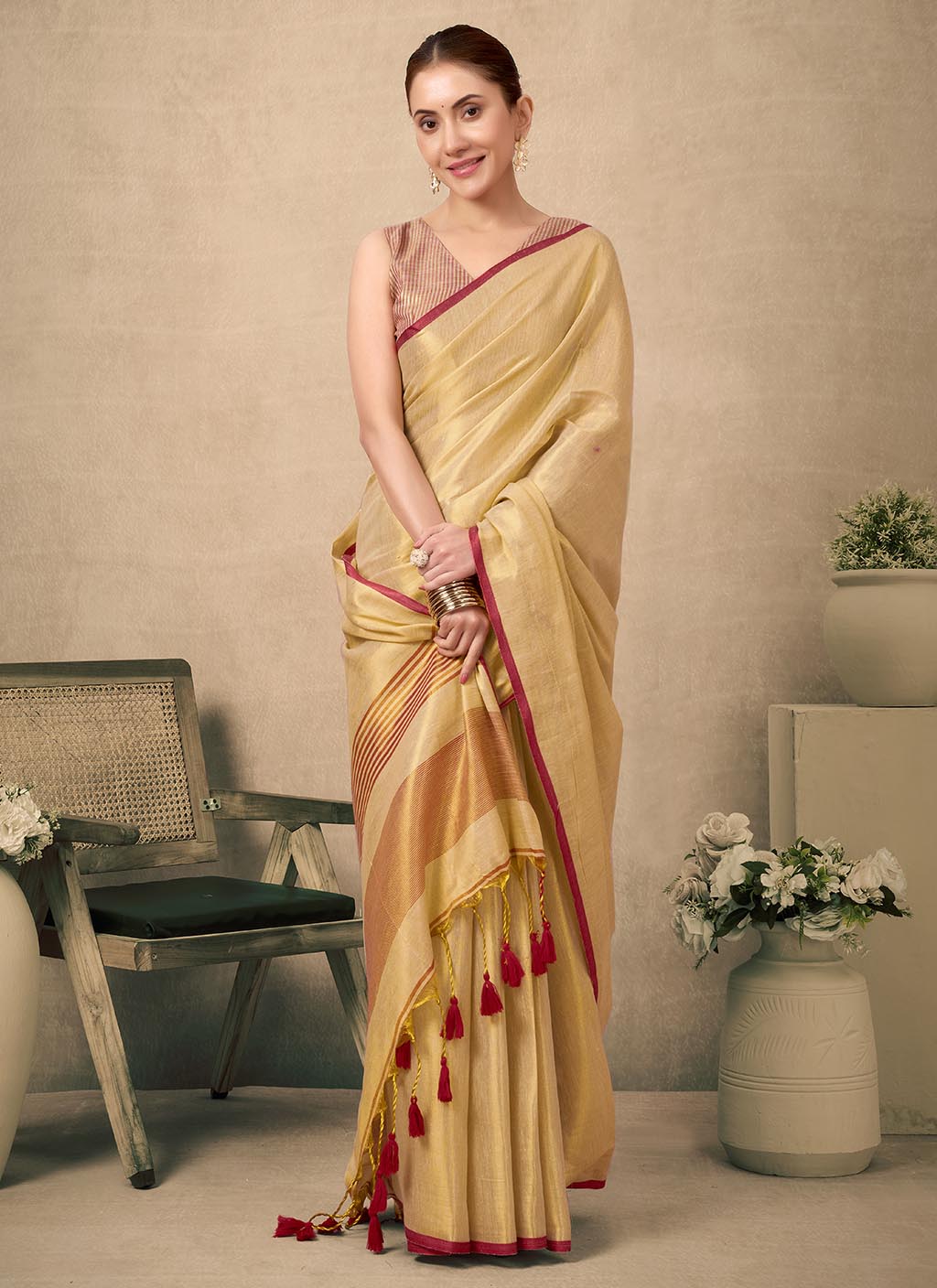 Raga Tissue Silk Saree