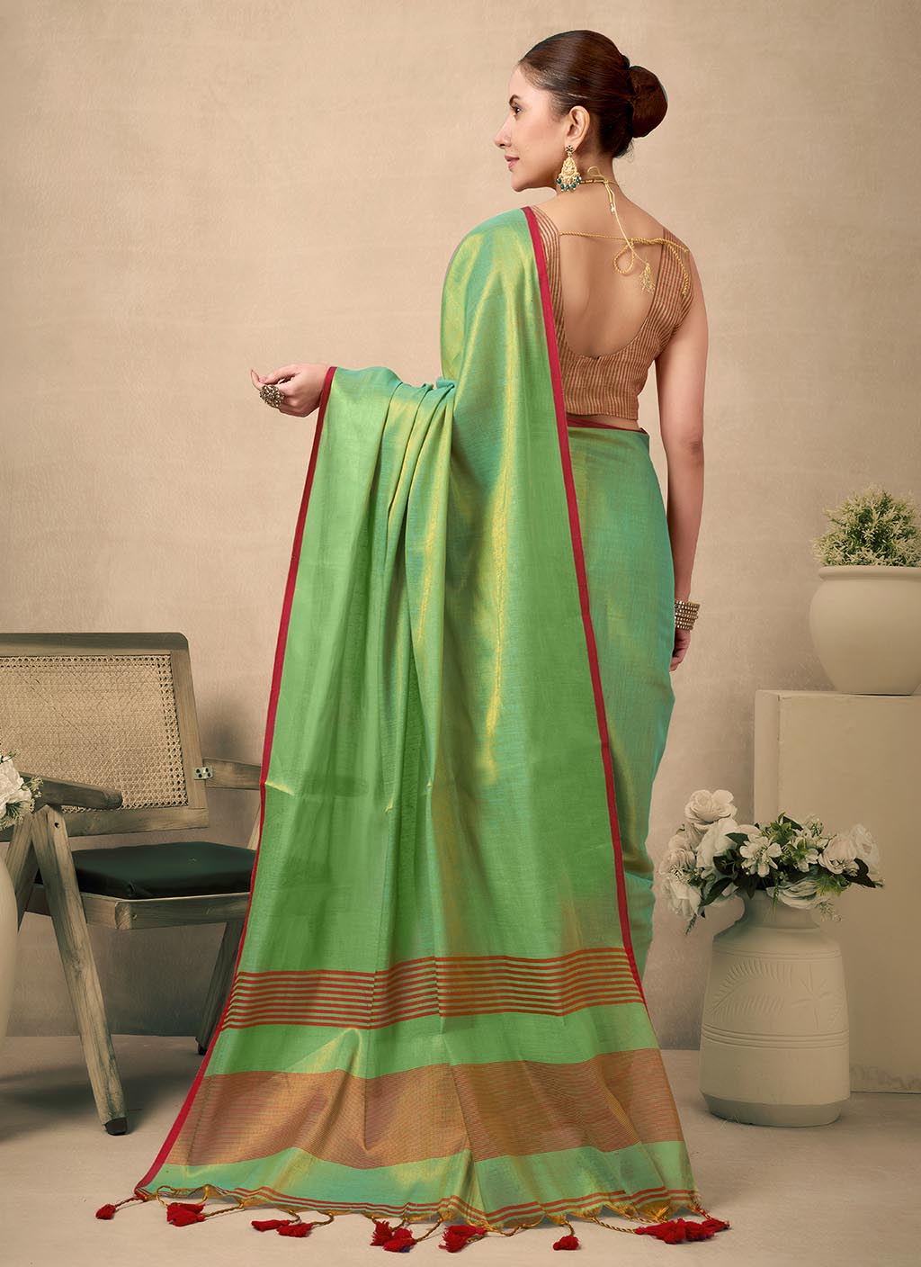 Raga Tissue Silk Saree
