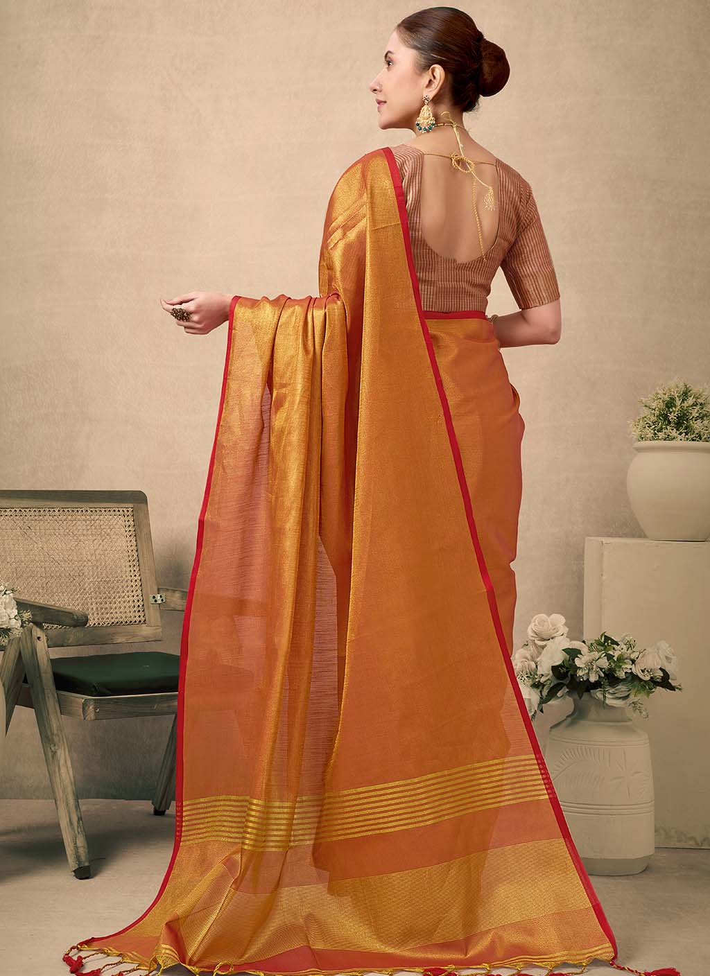 Raga Tissue Silk Saree