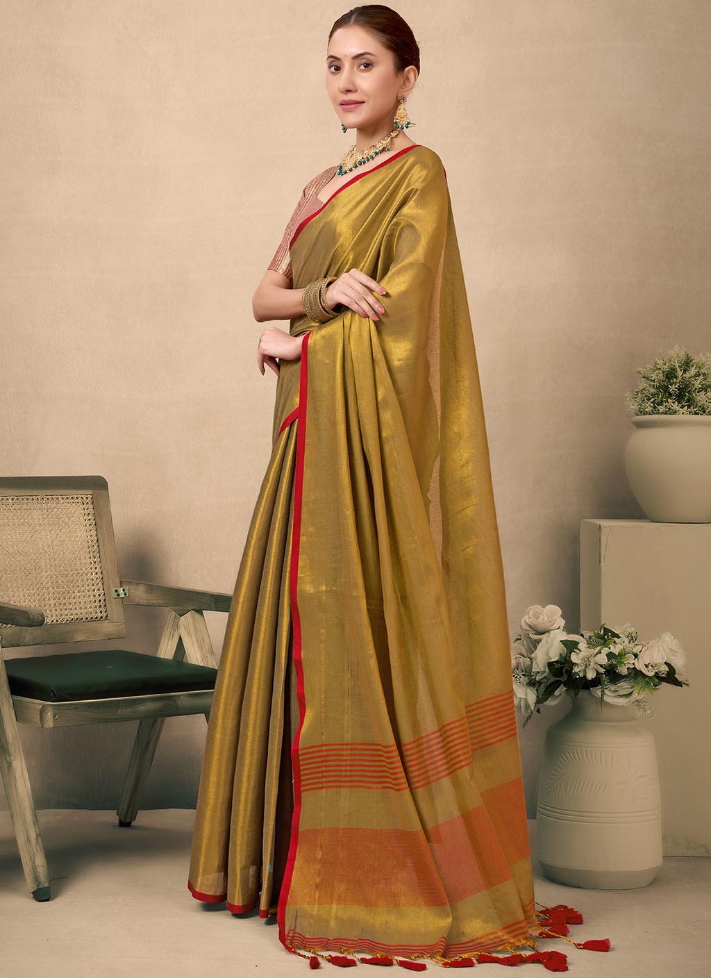 Raga Tissue Silk Saree