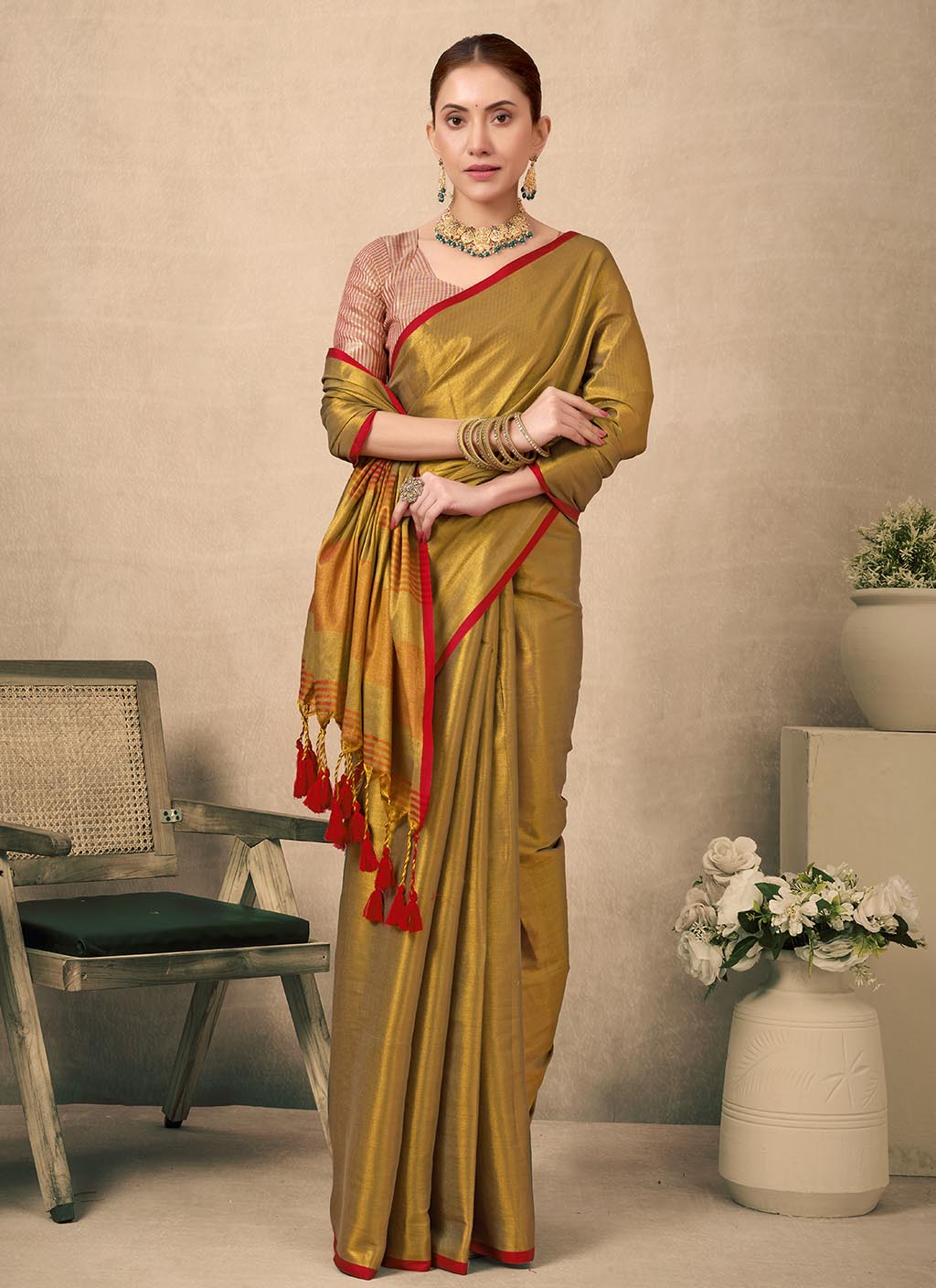 Raga Tissue Silk Saree