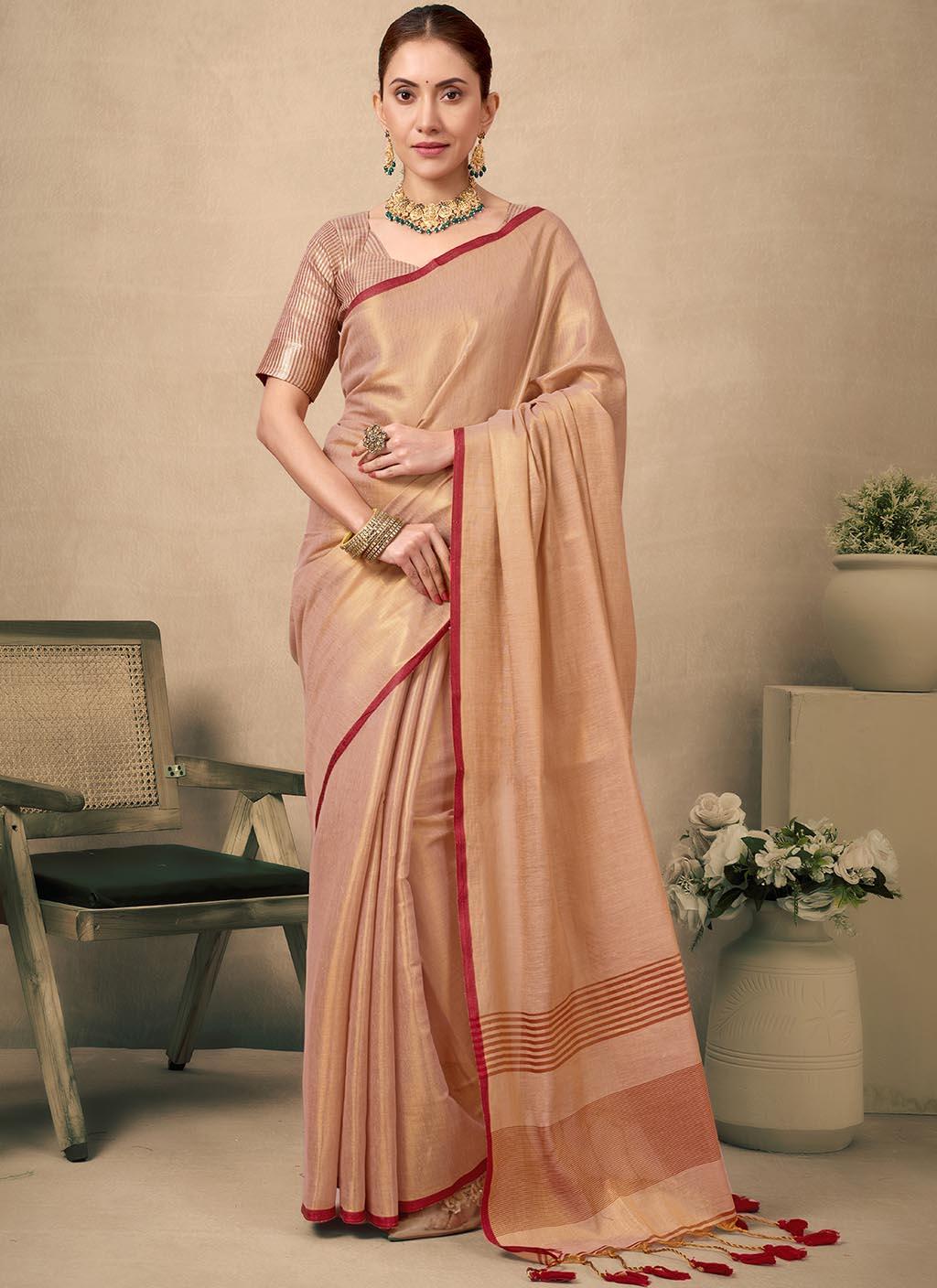 Raga Tissue Silk Saree
