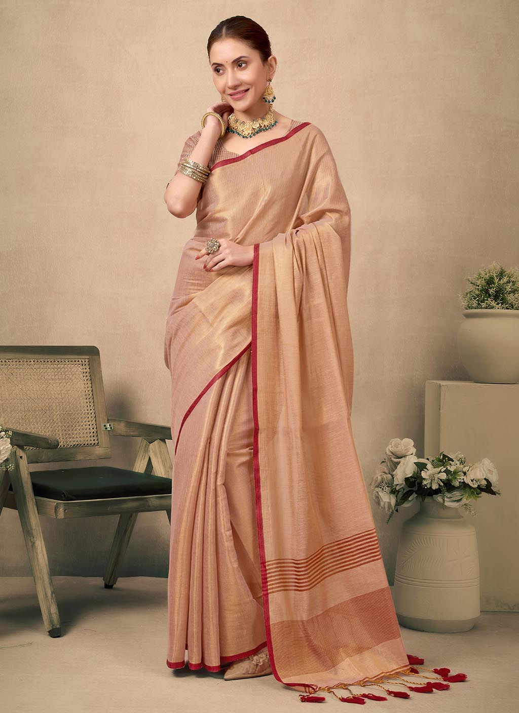Raga Tissue Silk Saree
