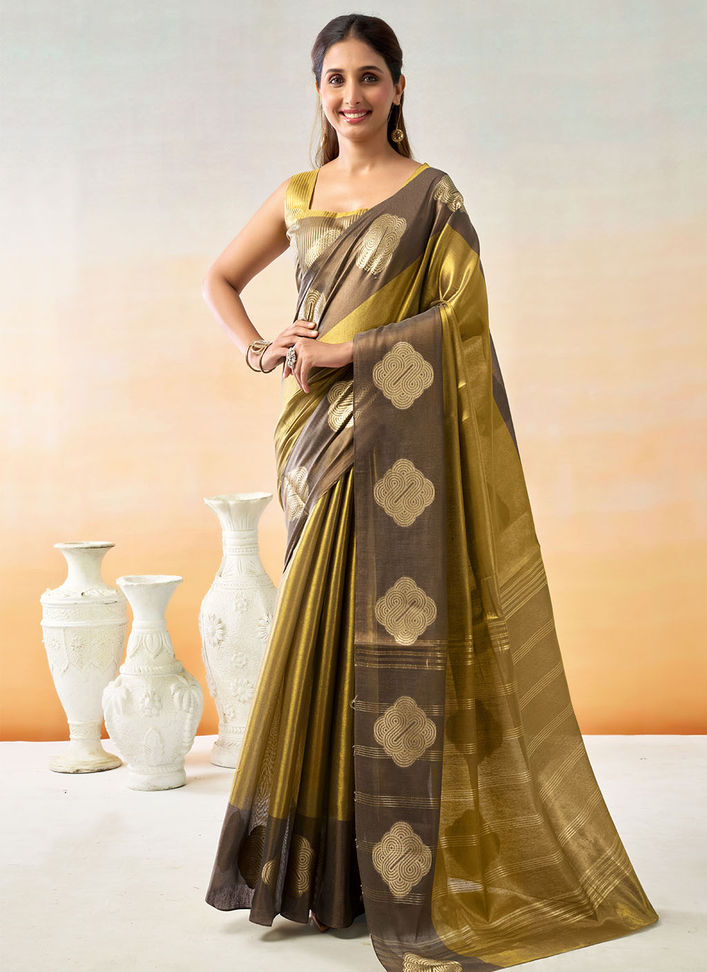 Mul Tissue Silk Saree
