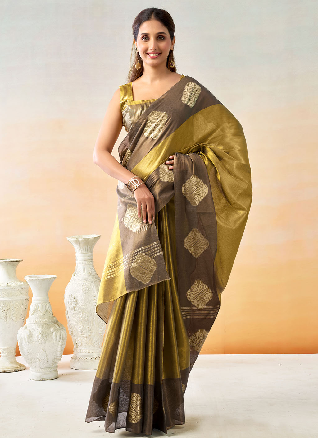 Mul Tissue Silk Saree