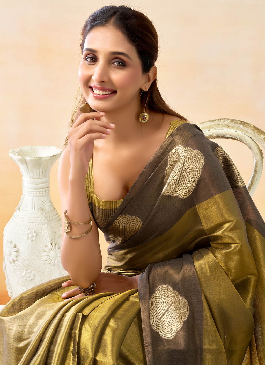 Mul Tissue Silk Saree