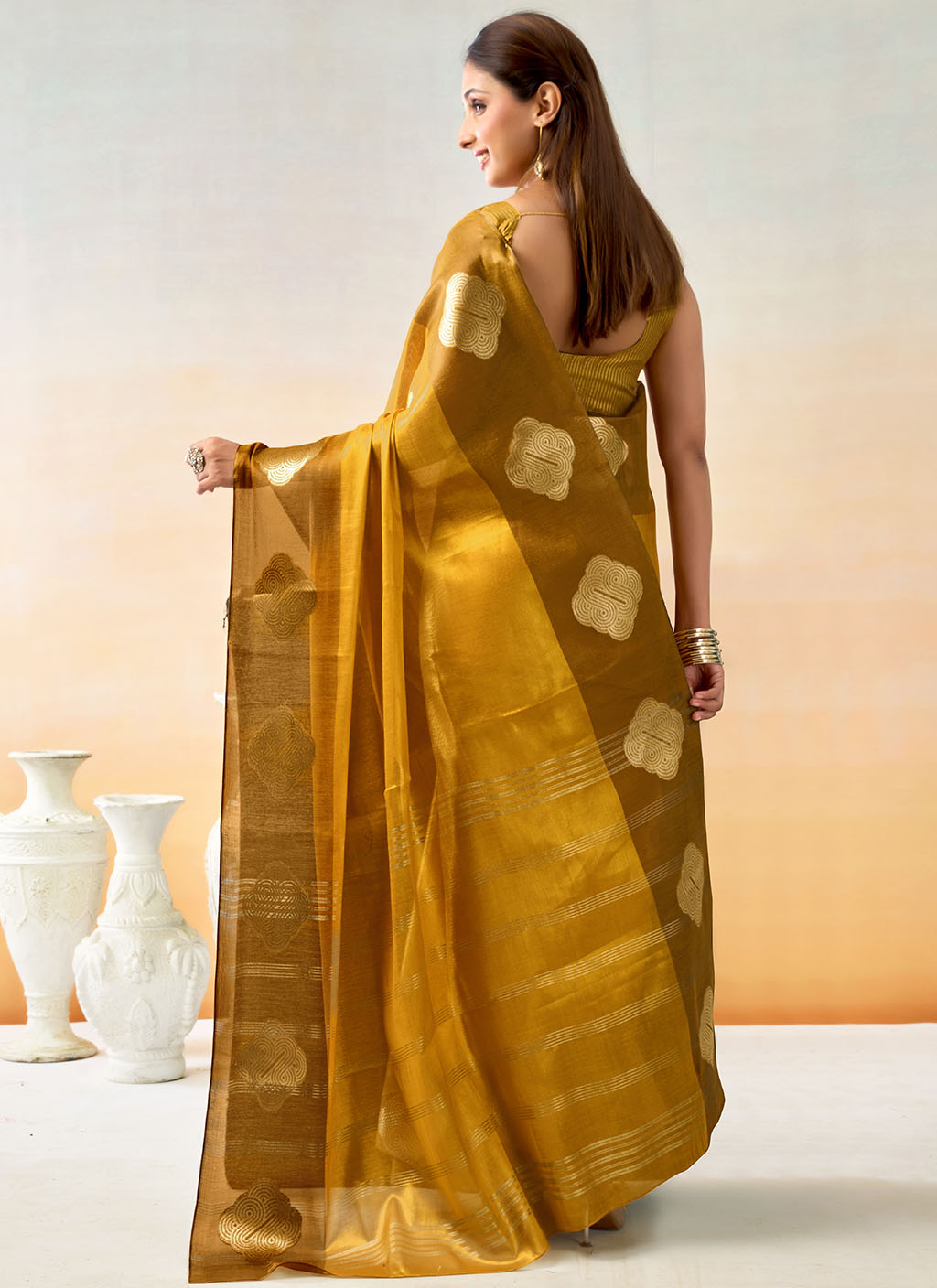Mul Tissue Silk Saree
