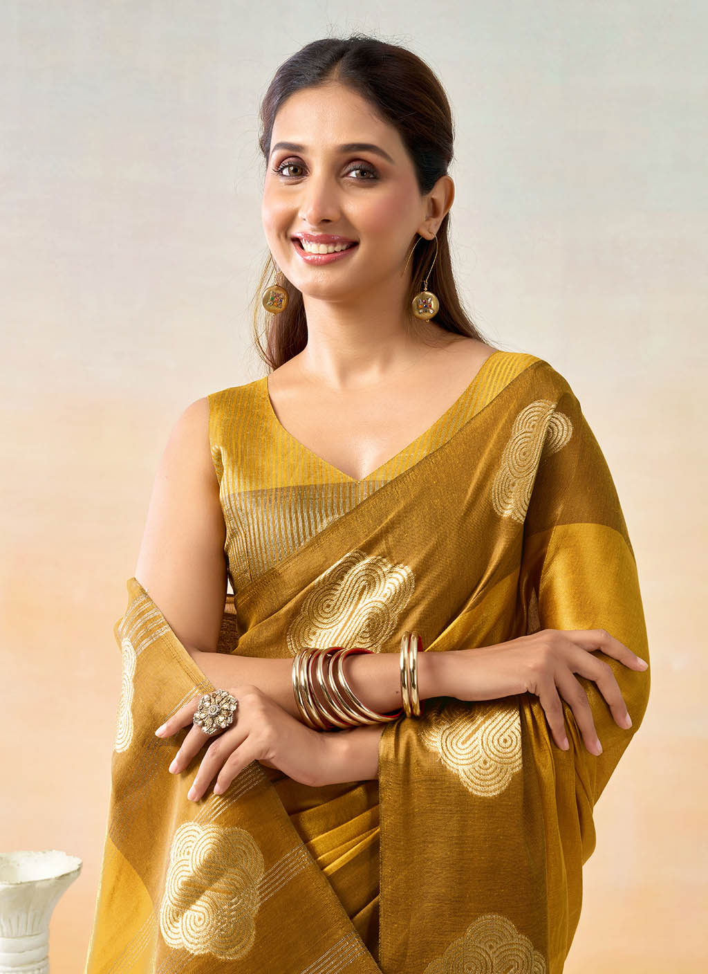 Mul Tissue Silk Saree