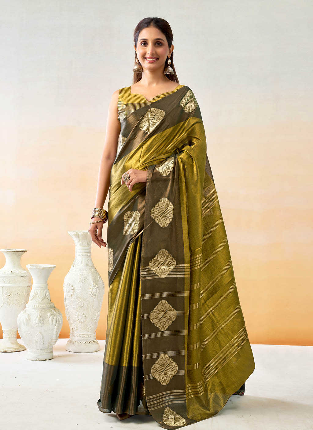 Mul Tissue Silk Saree