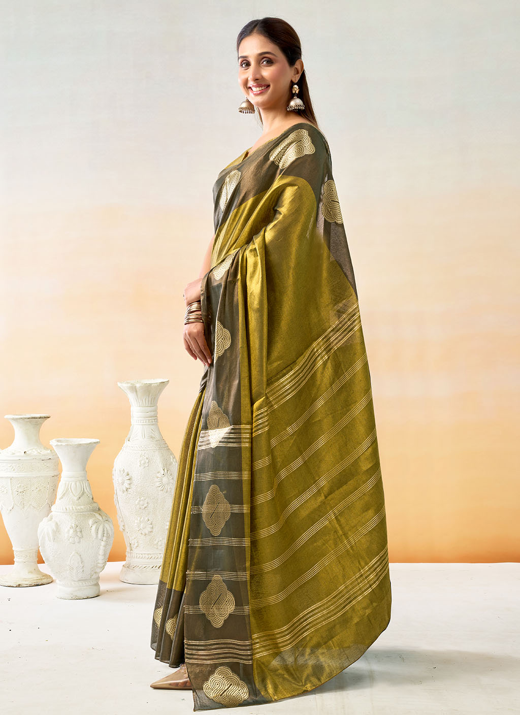 Mul Tissue Silk Saree