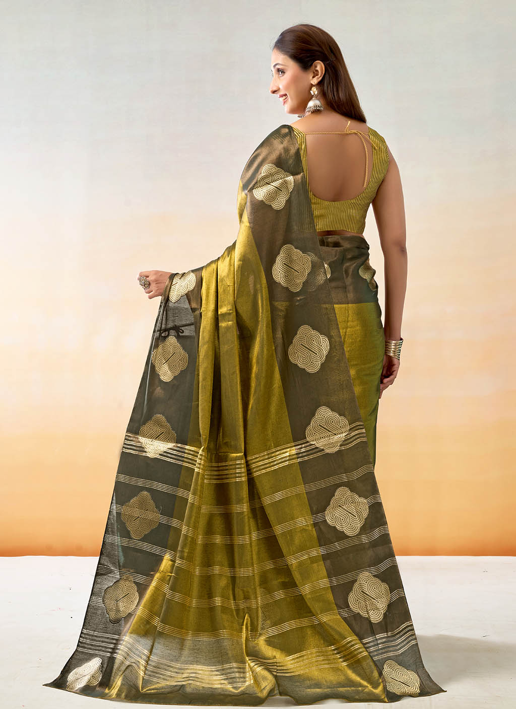 Mul Tissue Silk Saree