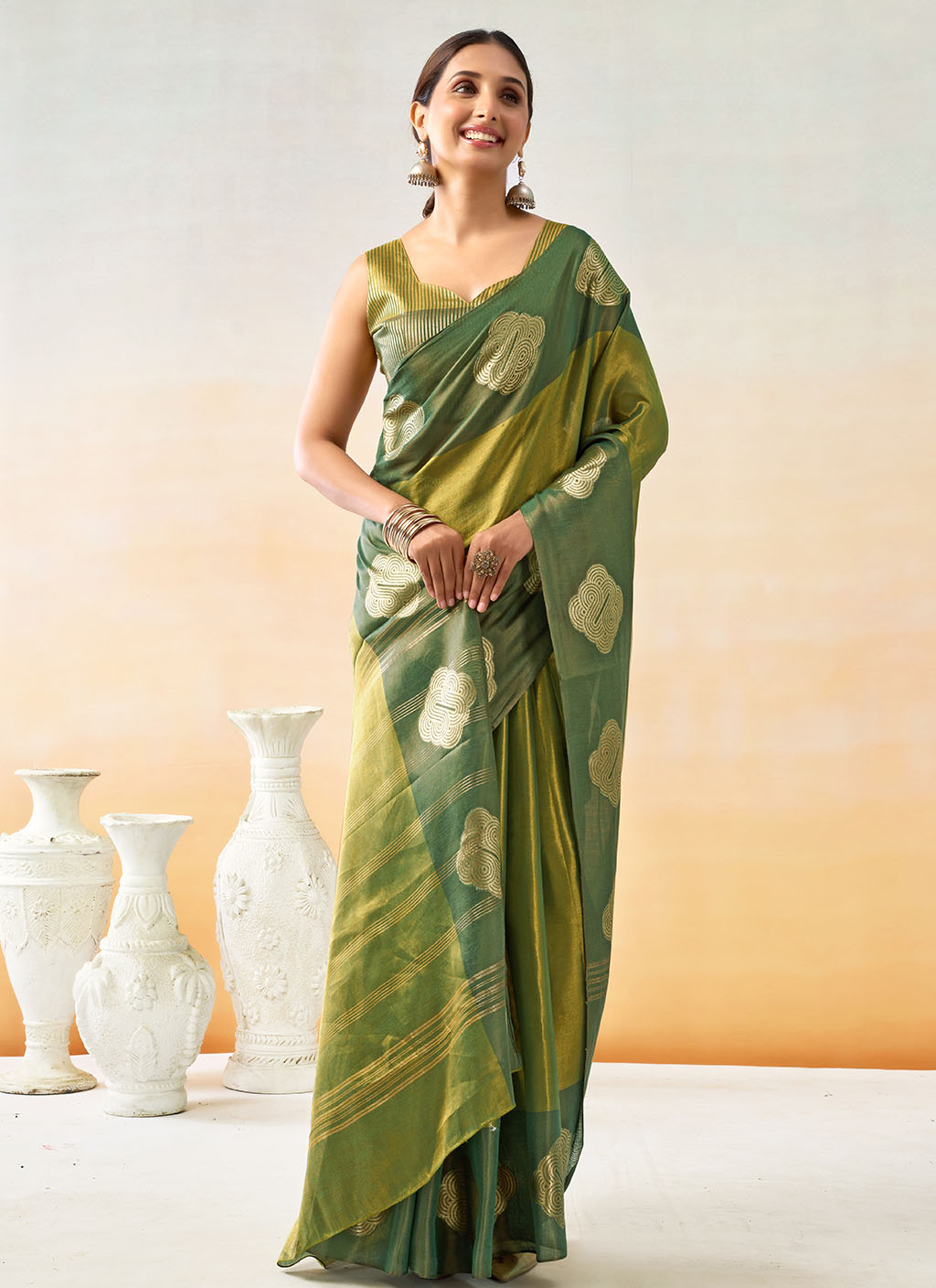 Mul Tissue Silk Saree