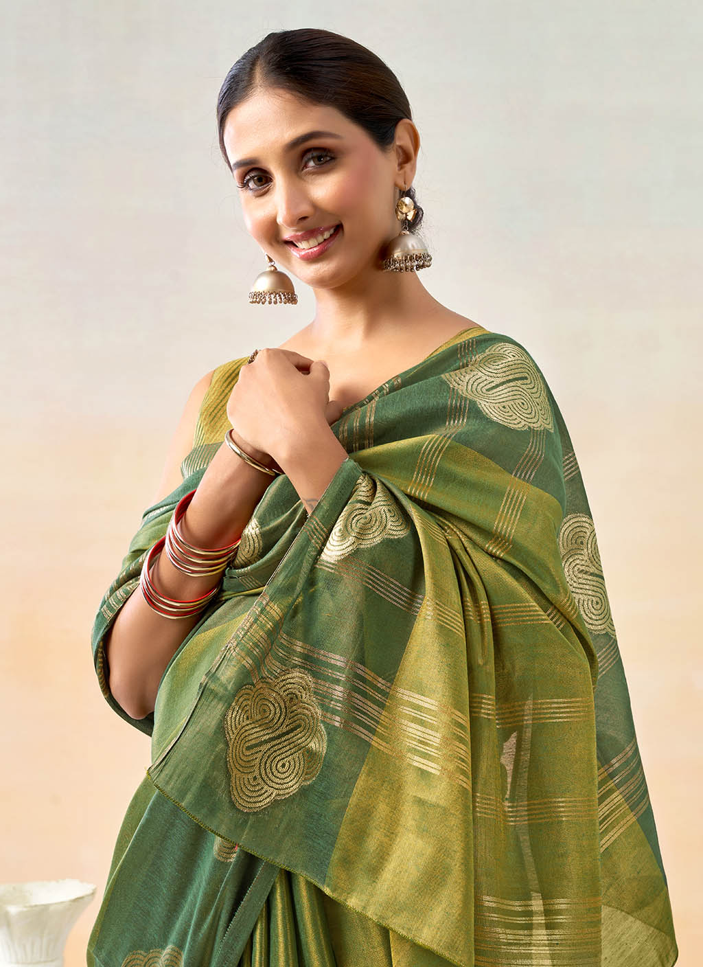 Mul Tissue Silk Saree