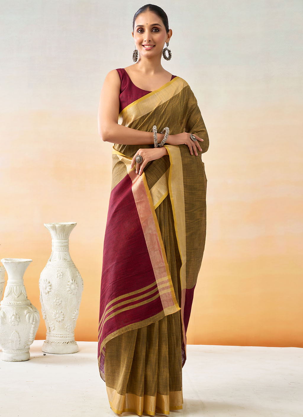 Khadi Cotton Saree