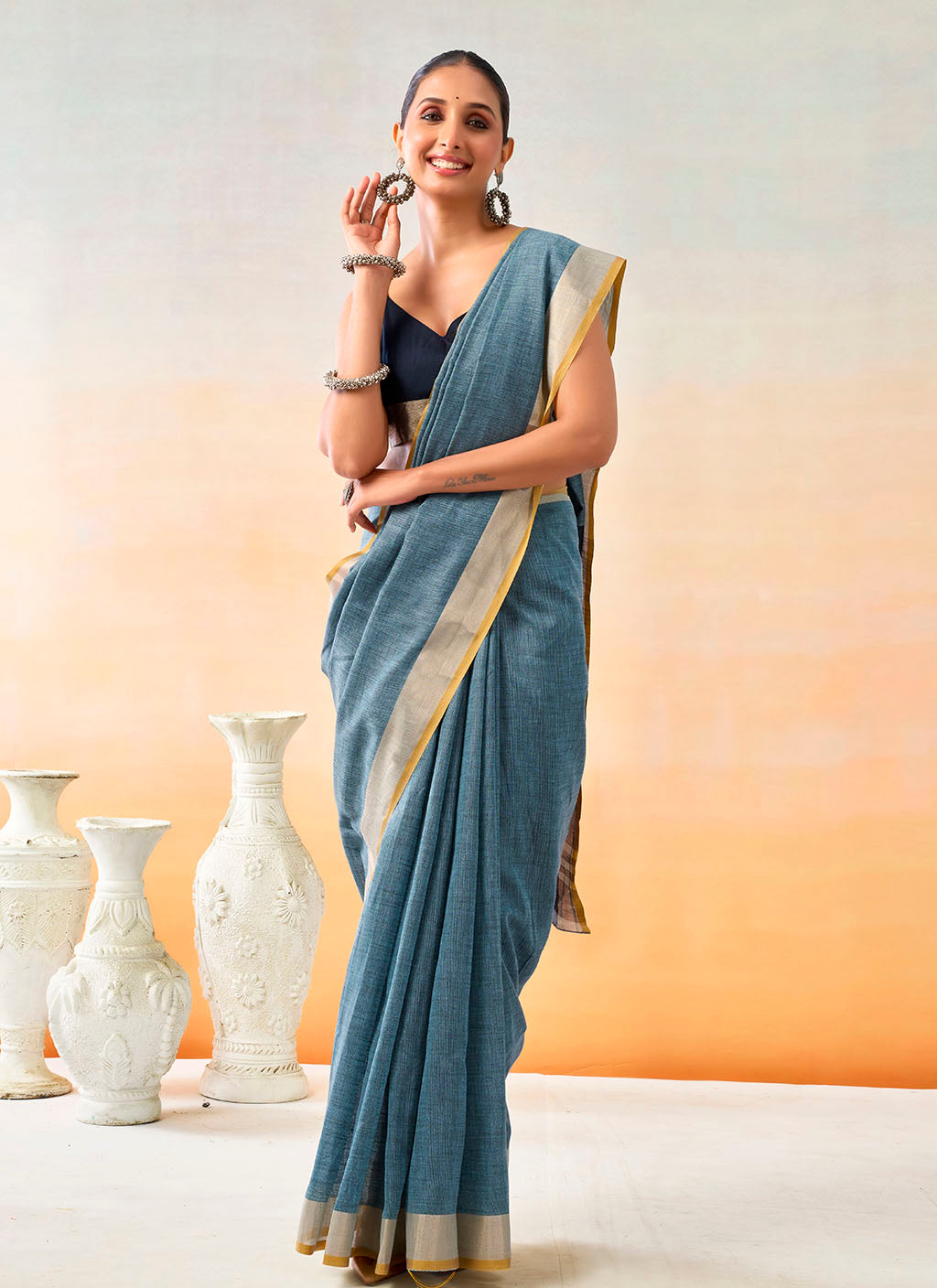 Khadi Cotton Saree
