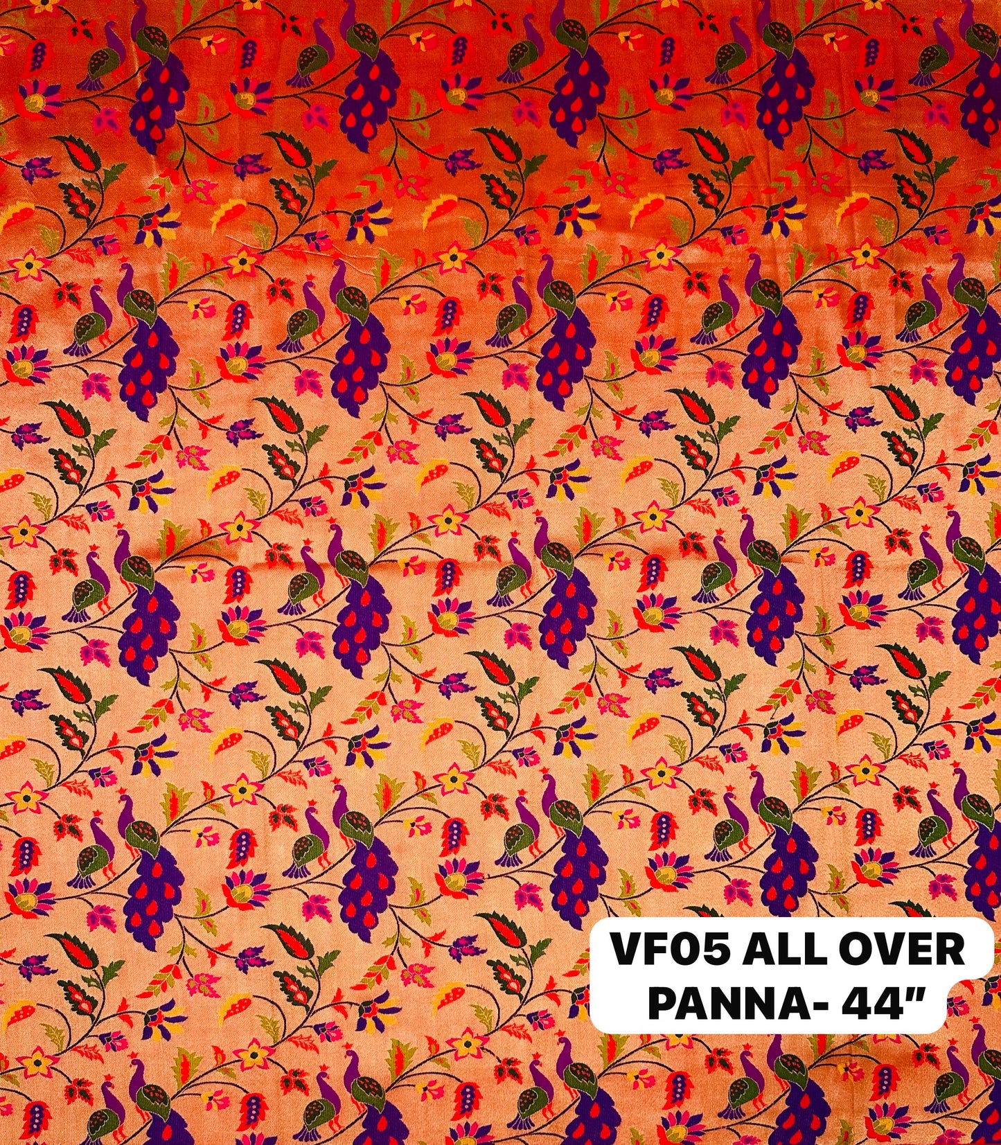 Paithani Silk All Over Fabric