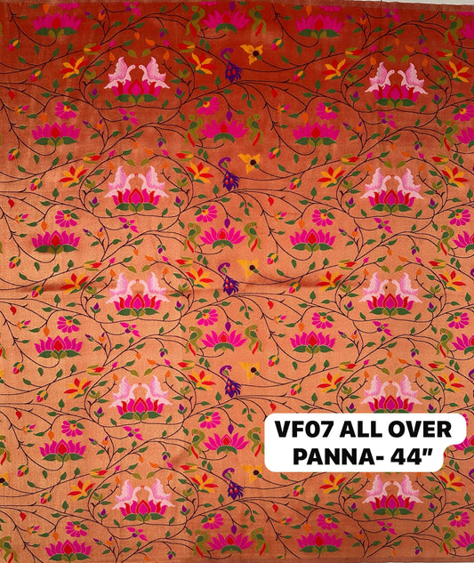 Paithani Silk All Over Fabric