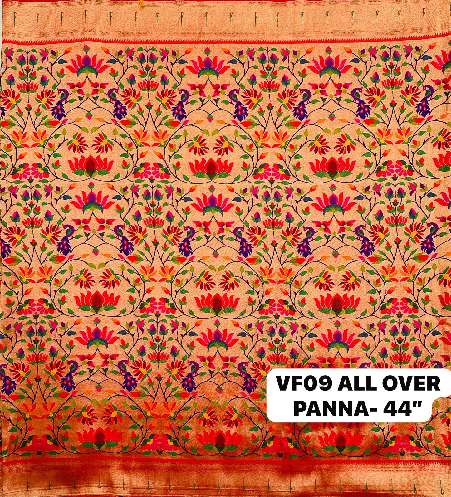 Paithani Silk All Over Fabric