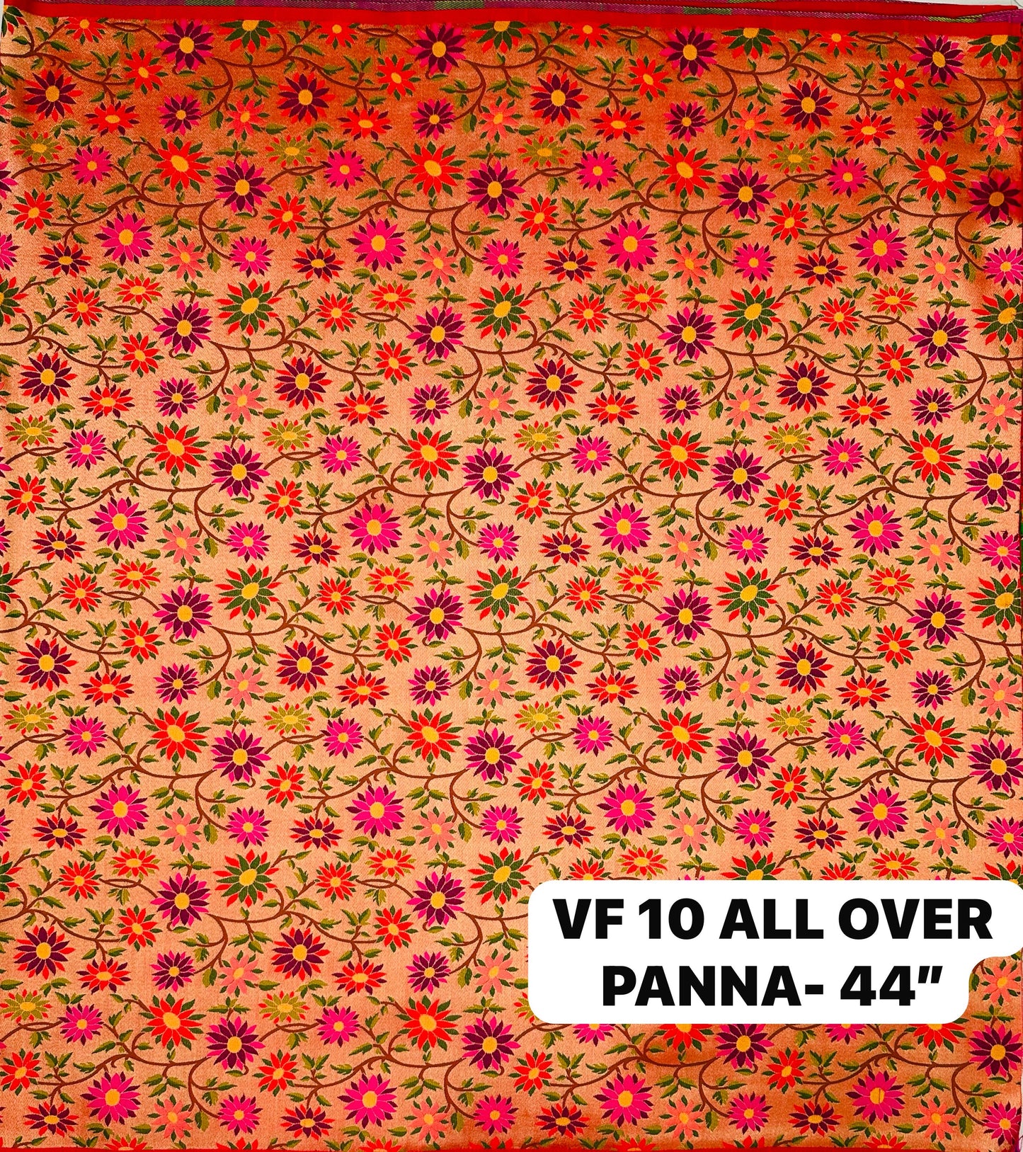 Paithani Silk All Over Fabric