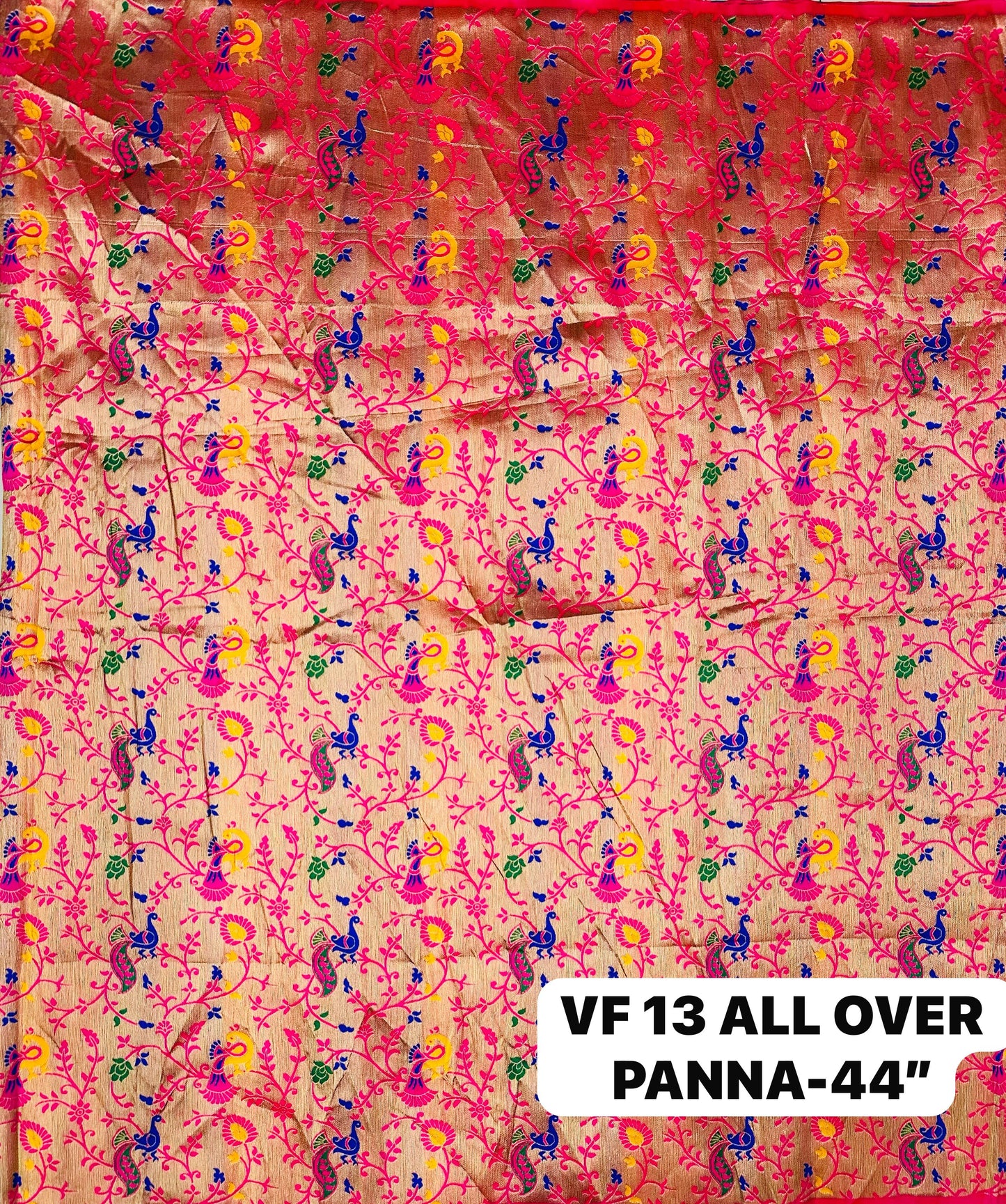Paithani Silk All Over Fabric