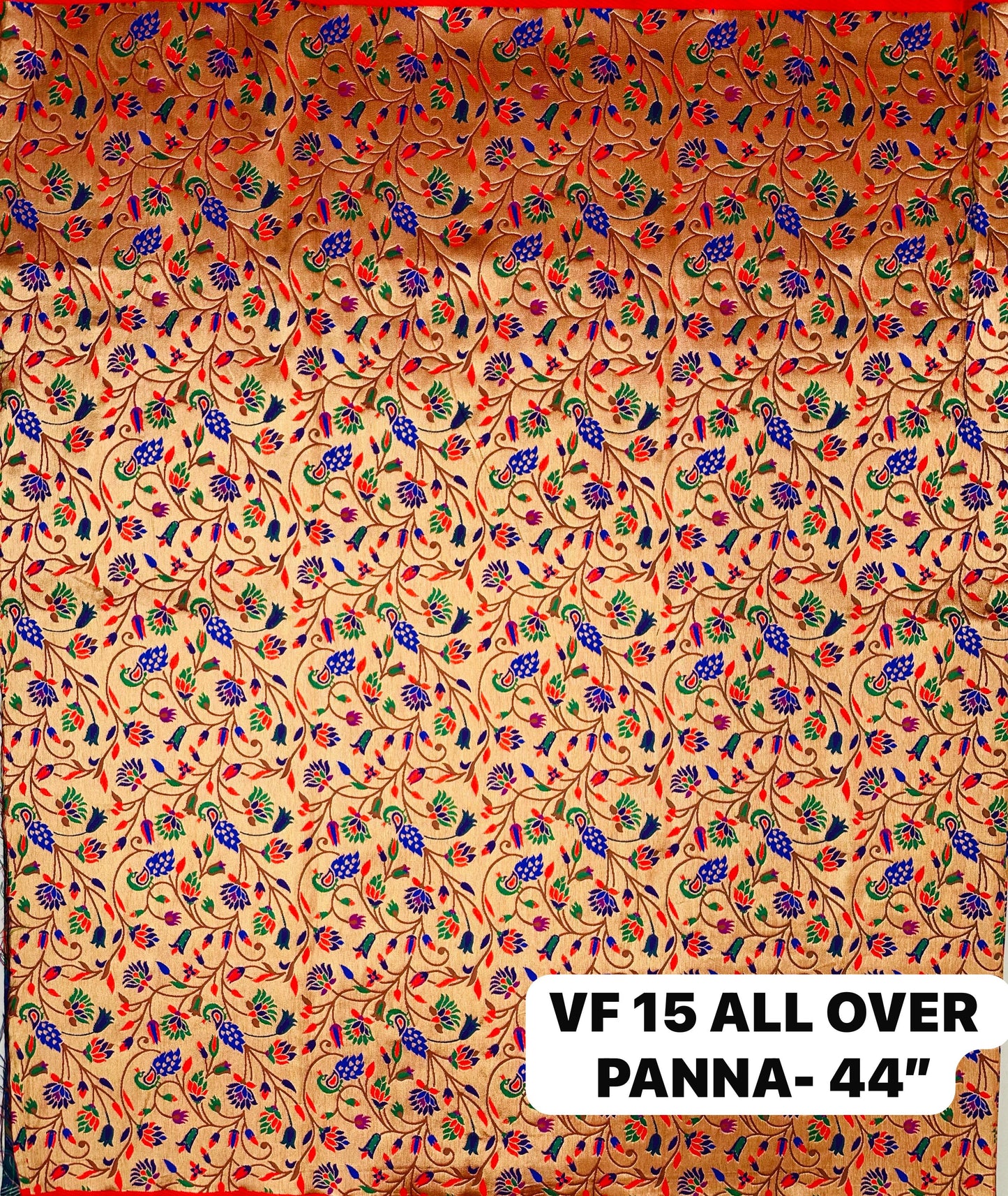 Paithani Silk All Over Fabric