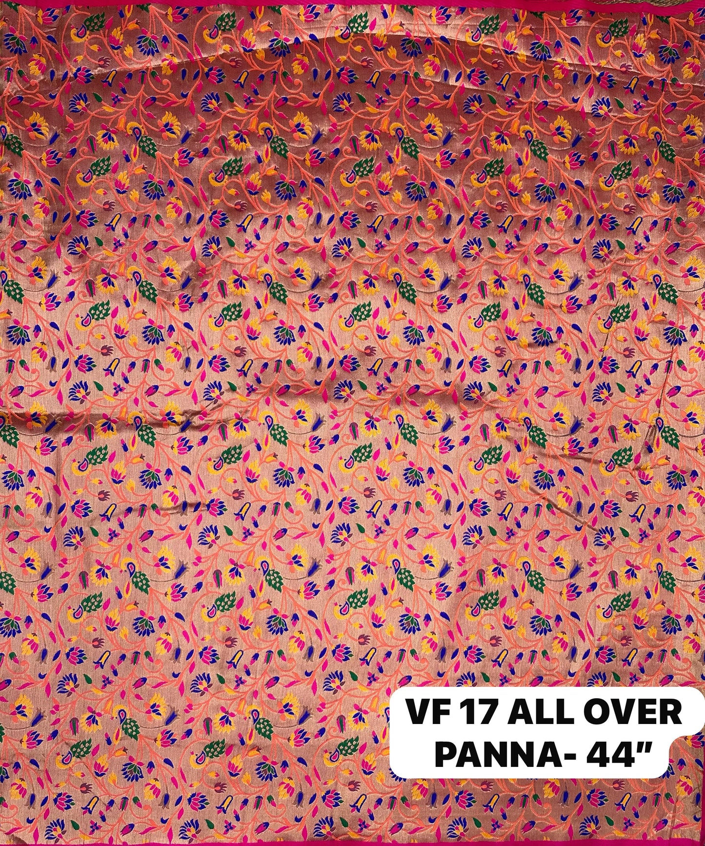 Paithani Silk All Over Fabric